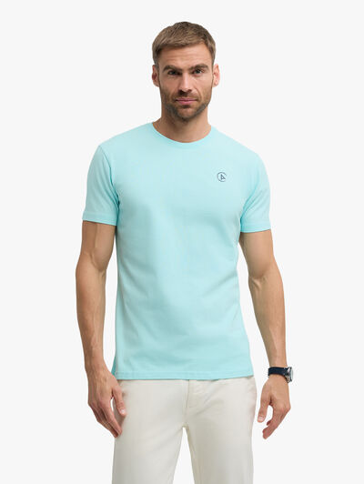 CAMISETA LOGO VERDE AGUA