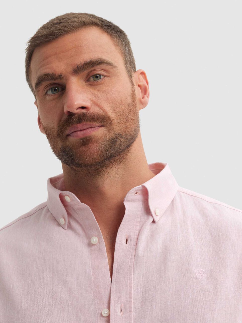 CAMISA LINO C. BOTON