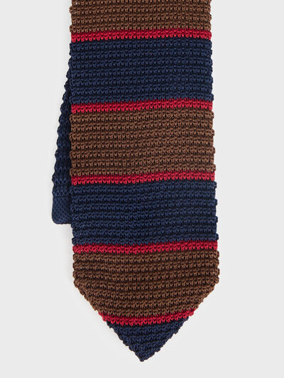 CORBATA PUNTO MARRÓN