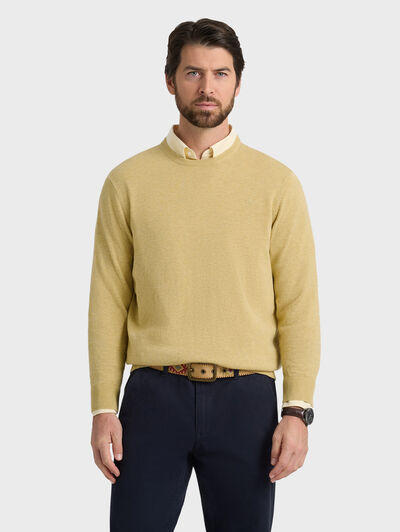 JERSEY ROUND NECK AMARILLO