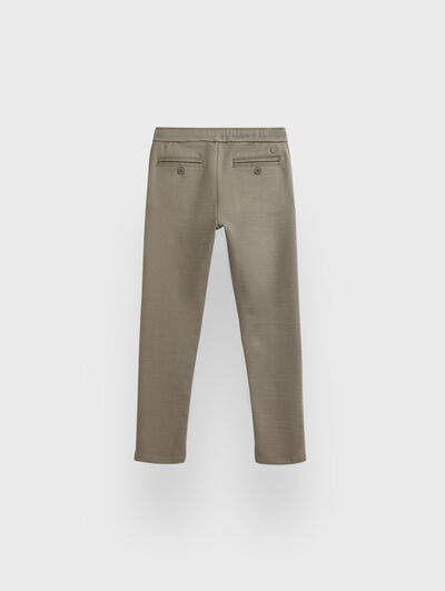 JOGGER CHINO KIDS VERDE