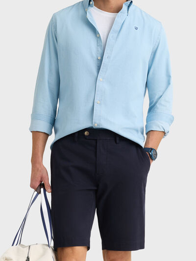 BERMUDA BASICA AZUL MARINO