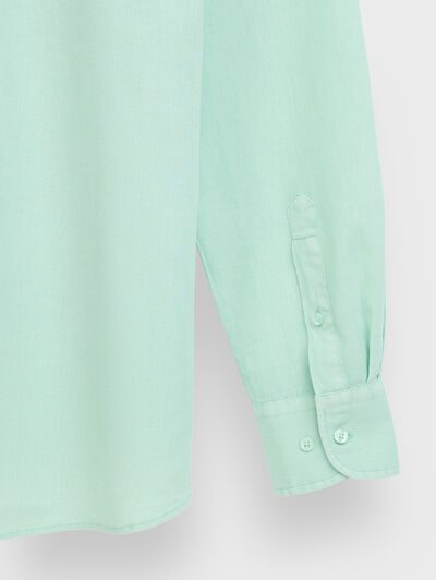 POLERA LINO GD VERDE AGUA
