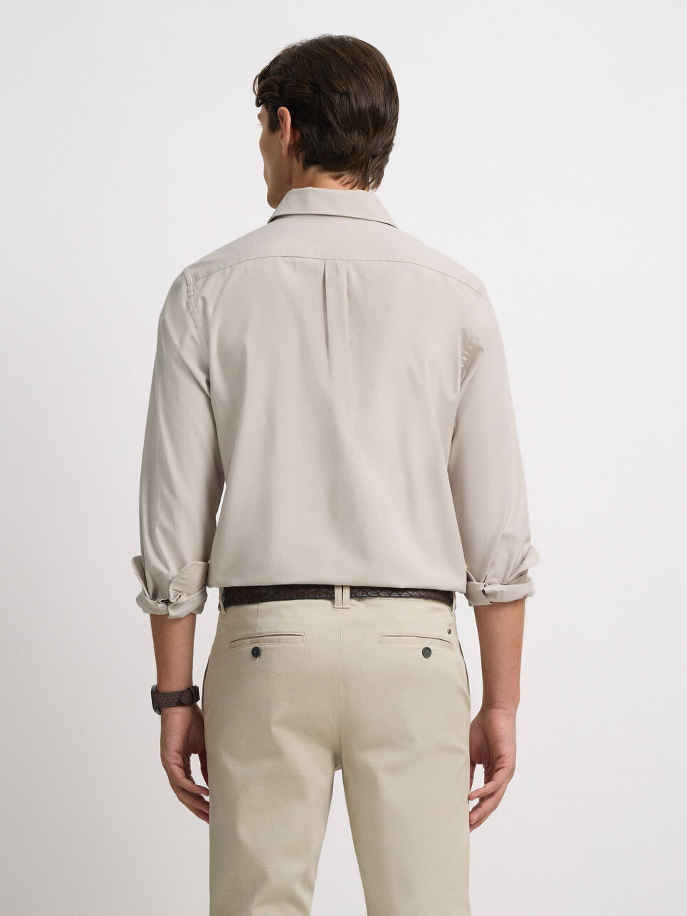 CAMISA TWILL PEACH