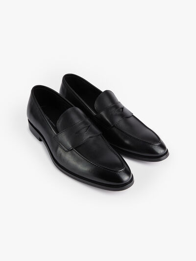 MOCASIN PIEL NEGRO