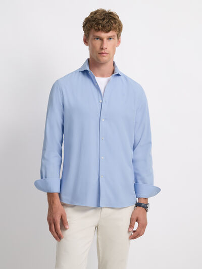 CAMISA PANAMA CELESTE