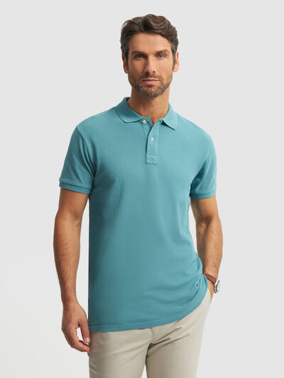 POLO STONE GD TURQUESA