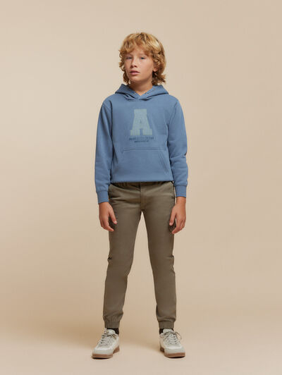 SUDADERA MOMENT KIDS AZUL