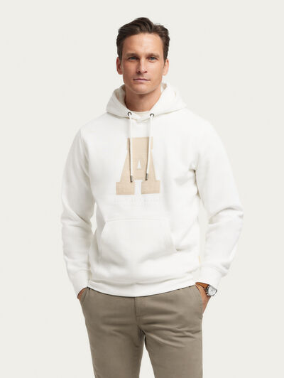 SUDADERA MOMENT BLANCO