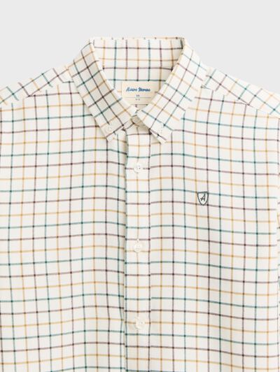 CAMISA FLANNEL CHECKS KIDS VERDE