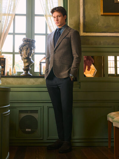 AMERICANA HOUNDSTOOTH TWIST VERDE