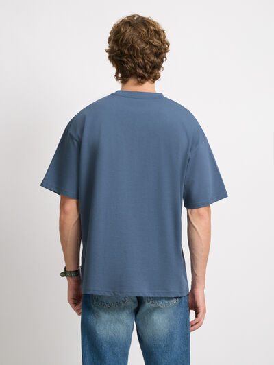 CAMISETA BASIC OVERSIZE AZUL