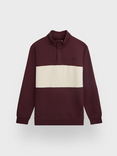 SUDADERA TOM BURDEOS