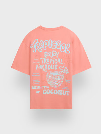 CAMISETA COCONUT CORAL