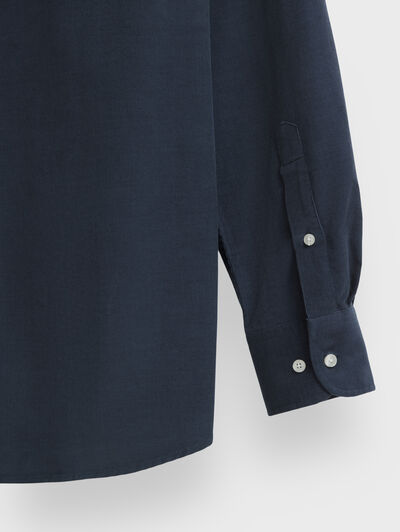 CAMISA MICROPANA AZUL MARINO