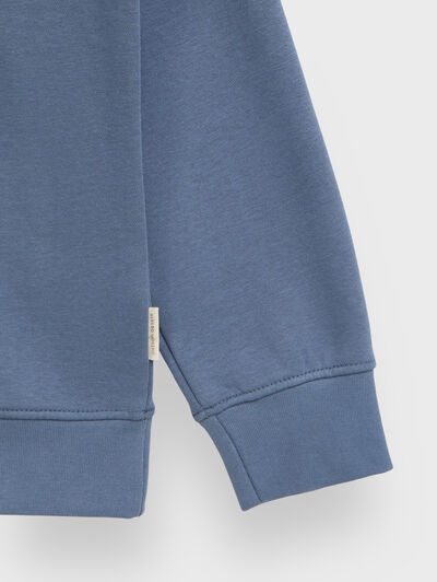 SUDADERA BASICA AZUL