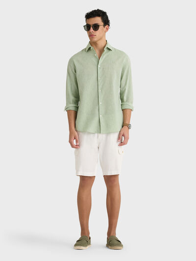 CAMISA LINO ALEX VERDE