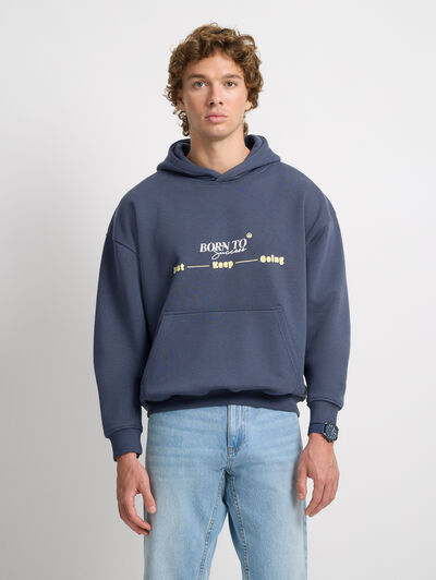 SUDADERA SHINE AZUL MARINO