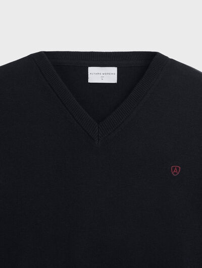 JERSEY V-NECK TRENDY AZUL MARINO