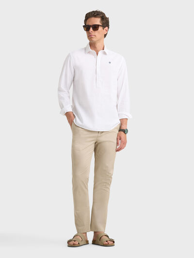 POLERA LINO GD BLANCO