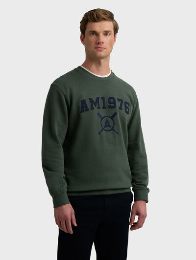 SUDADERA PATCH VERDE