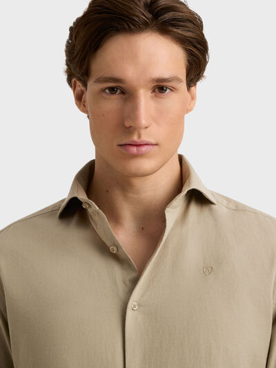 CAMISA TWILL PEACH