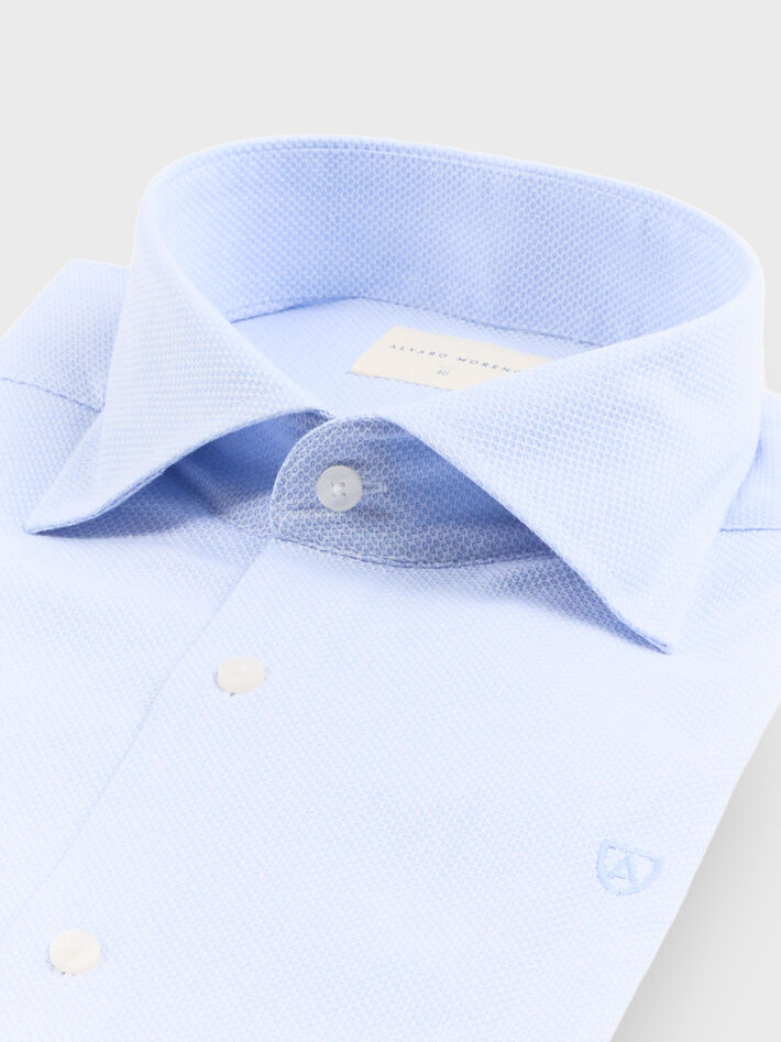 CAMISA PIQUE AMSTERDAM CELESTE