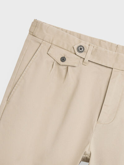 PANTALON CARROT CAMEL
