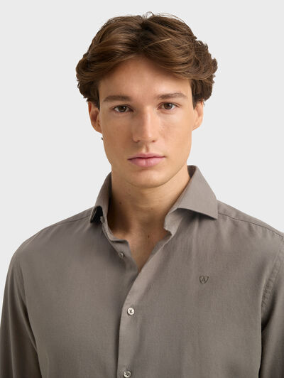 CAMISA TWILL PEACH