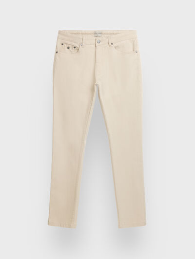 PANTALON TEJANO BEIGE