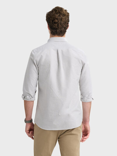 CAMISA OXFORD STRIPES VERDE