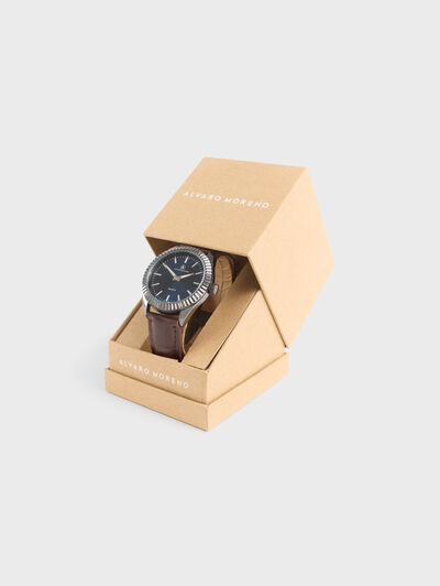 RELOJ BLUEMOON MARR&Oacute;N