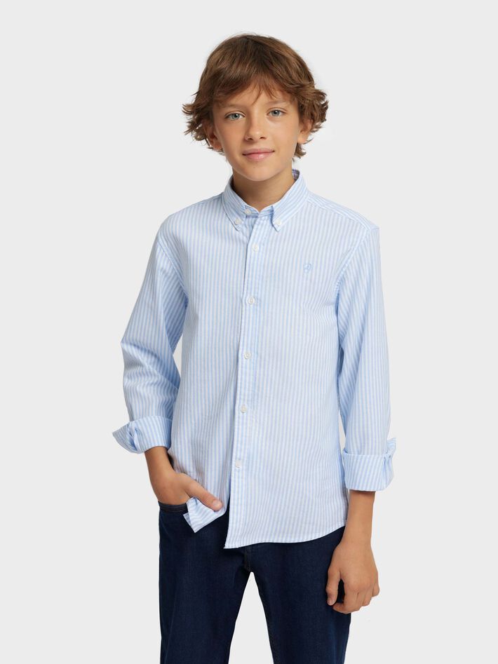 CAMISA OXFORD RAYAS KIDS