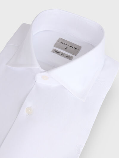 CAMISA ROMA ESPIGA BLANCO