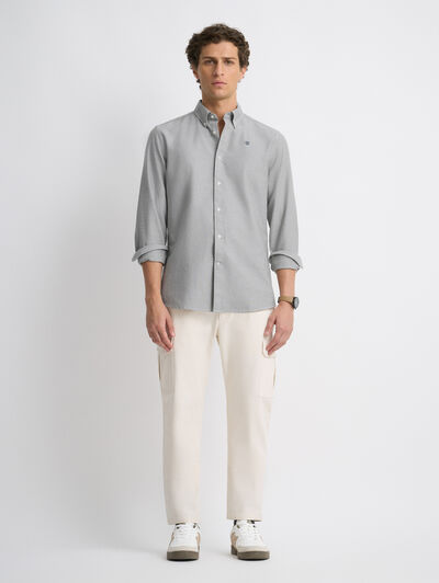CAMISA OXFORD SOLID VERDE