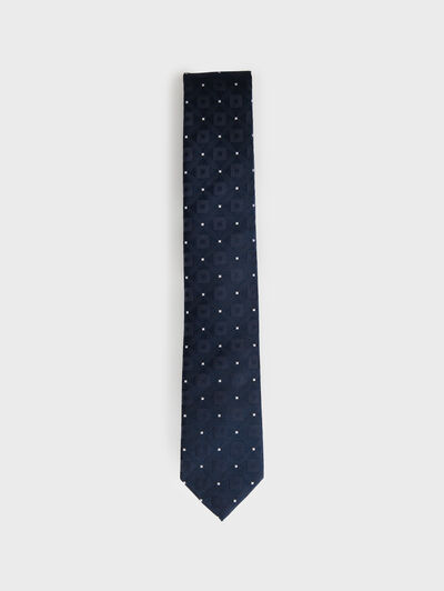 CORBATA JACQUARD MF KIDS AZUL MARINO