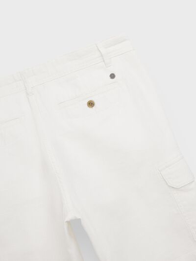 BERMUDA TINTADA CARGO CRUDO