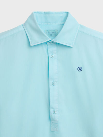 POLERA PANAMA DYE TURQUESA