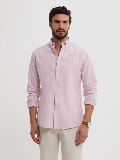 CAMISA OXFORD BEACH CORAL