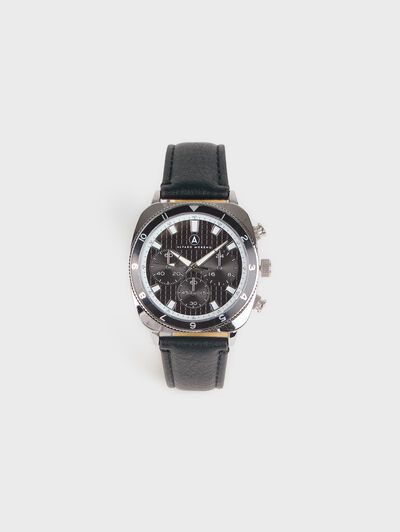 RELOJ VINTAGE NEGRO