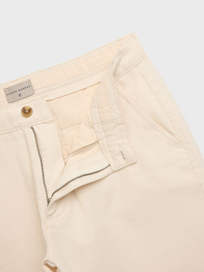 BERMUDA TINTADA BEIGE