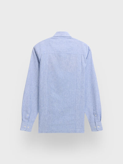 CUBANA LINO MIL RAYAS AZUL MARINO