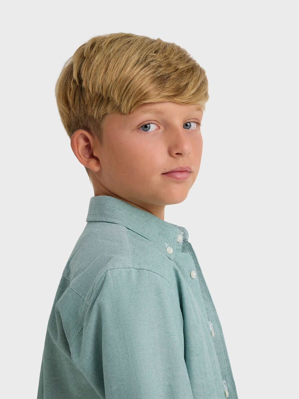 CAMISA OXFORD SOLID KIDS