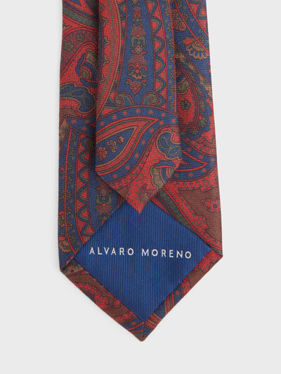 CORBATA PRINTED BURDEOS