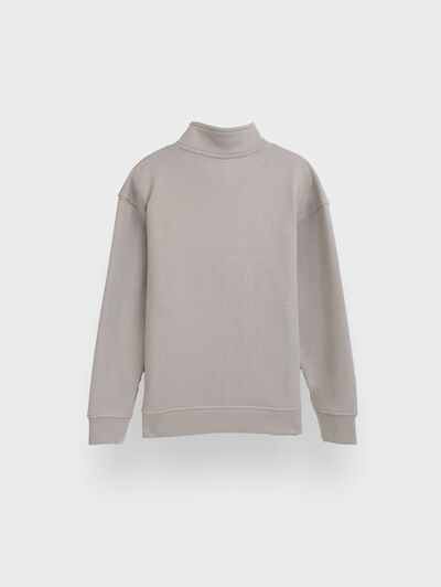 SUDADERA UNIQUE KIDS GRIS