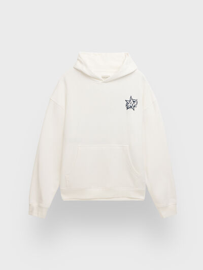 SUDADERA AESTHETICS BLANCO