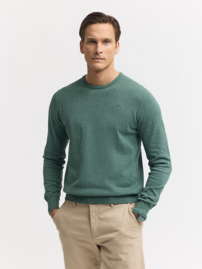 JERSEY ROUND NECK TRENDY VERDE