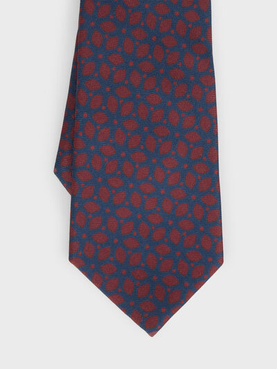 CORBATA PRINTED BURDEOS
