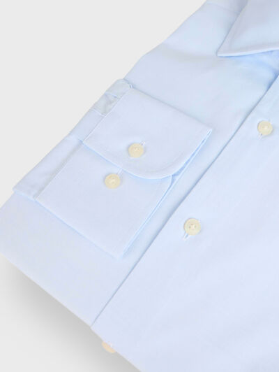CAMISA MISTER POPELIN EXTRA CELESTE