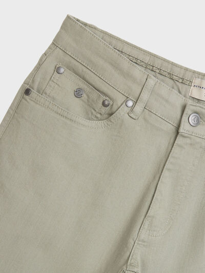 PANTALON TEJANO VERDE